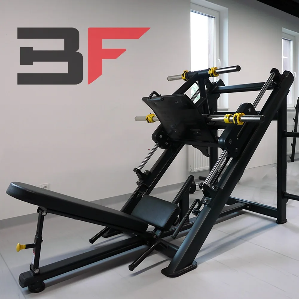 Maszyna do ćwiczeń mięśni ud i pośladków (suwnica na nogi) Bauer Fitness PLM-523
