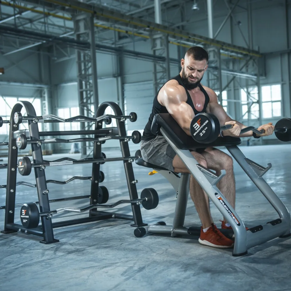 sztanga-prosta-z-obciazeniem-ogumowana-35-kg-ac-1217 3 Sztanga prosta z obciążeniem ogumowana 35 kg AC-1217