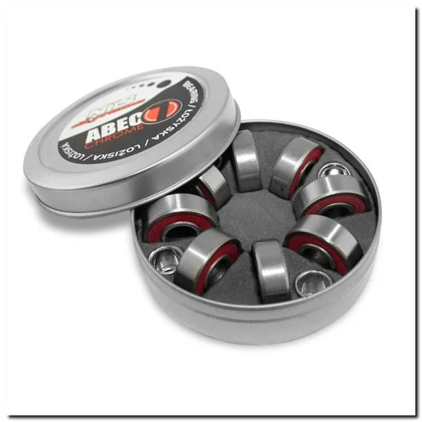 ABEC-7 RS CZERWONE CHROME ŁOŻYSKA (8 szt) OPAK. METAL ŁOŻYSKA ABEC-7 RS CZERWONY CHROME (8 szt.) OPAK. METAL