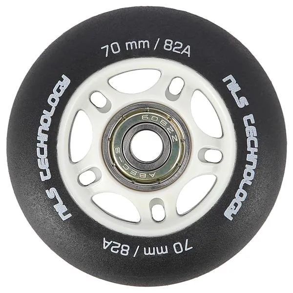 PU 70x24 82A CZARNE MATOWE (4 szt.) + ABEC-9 (8 szt.) ZESTAW 2 ZESTAW - CZARNE MATOWE KÓŁKA (4 szt.) PU 70x24 82A + ABEC-9 (8 szt.)