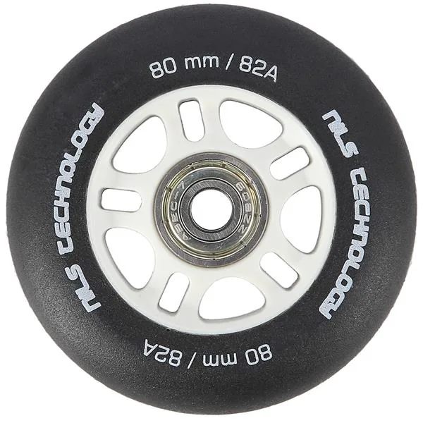 PU 80x24 82A CZARNE MATOWE (4 szt.) + ABEC-9 (8 szt.) ZESTAW 2 ZESTAW - CZARNE MATOWE KÓŁKA (4 szt.) PU 80x24 82A + ABEC-9 (8 szt.)