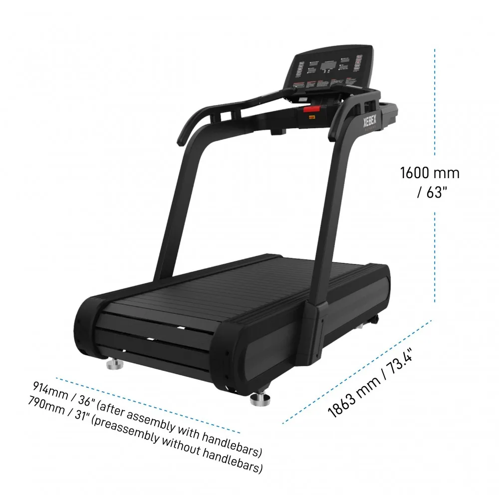 xebex-freerun-motorized-treadmill-smart-connect-xbx-801 11 XEBEX FREERUN MOTORIZED TREADMILL SMART CONNECT XBX-801