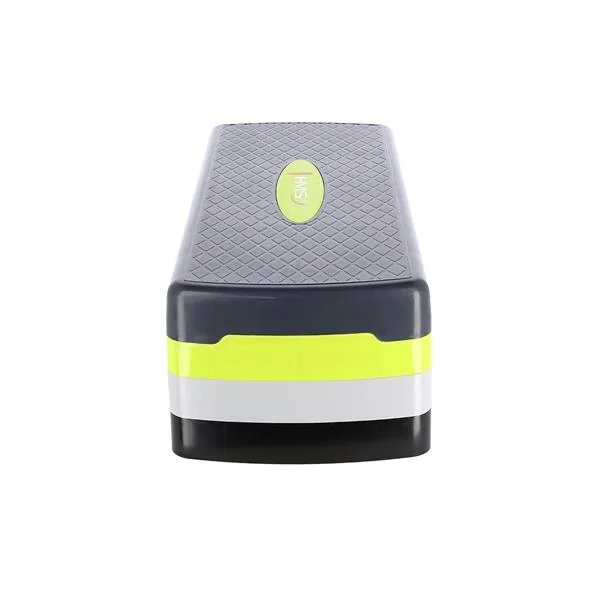 AS002 GREEN GREY STEP DO AEROBIKU HMS 7 STEP DO AEROBIKU PREMIUM CZARNO-SZARO-LIMONKOWY HMS