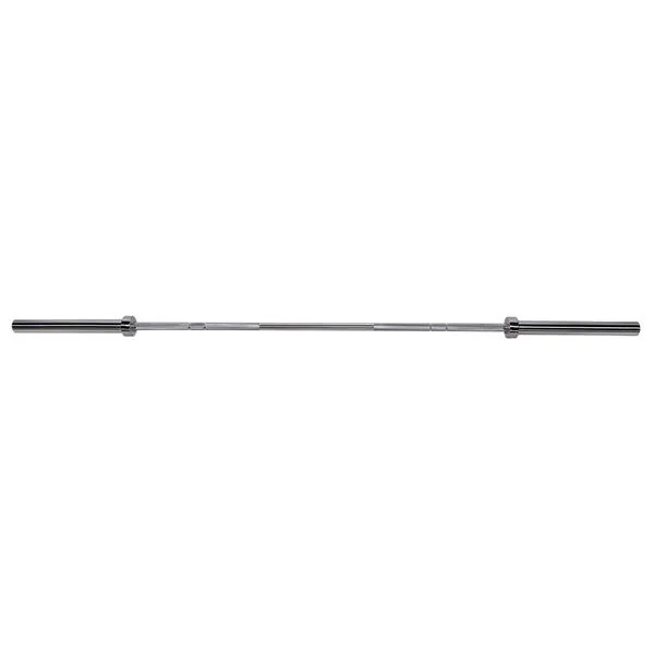 GRYF OLIMPIJSKI 20KG 2200MM PREMIUM + ZACISKI ZG1500 SILVER LOW JAW BLACK