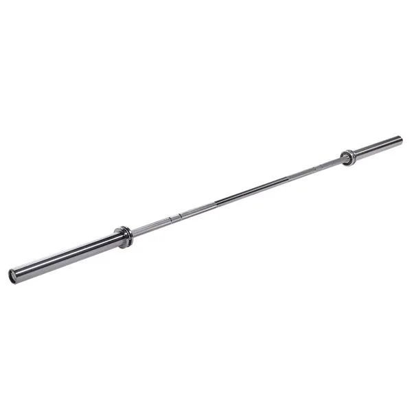GO901 GRYF OLIMPIJSKI 20KG 2200MM HMS PREMIUM + ZG1500 SILVER ZACISKI LOCK JAW 1 GRYF OLIMPIJSKI PROSTY 20KG 2200MM PREMIUM + ZACISKI ZG1500 SILVER LOW JAW