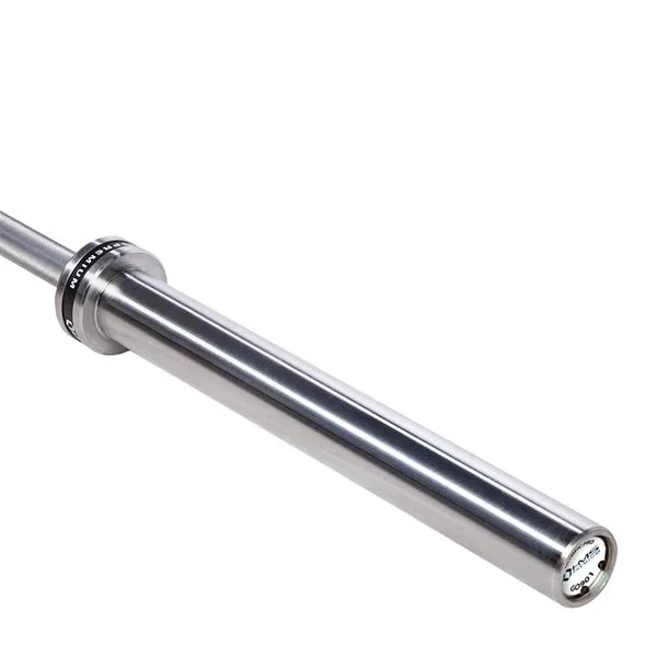GO901 GRYF OLIMPIJSKI 20KG 2200MM HMS PREMIUM + ZG1500 SILVER ZACISKI LOCK JAW 2 GRYF OLIMPIJSKI PROSTY 20KG 2200MM PREMIUM + ZACISKI ZG1500 SILVER LOW JAW