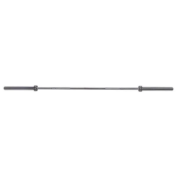 GO901 GRYF OLIMPIJSKI 20KG 2200MM HMS PREMIUM + ZG1500 SILVER ZACISKI LOCK JAW GRYF OLIMPIJSKI PROSTY 20KG 2200MM PREMIUM + ZACISKI ZG1500 SILVER LOW JAW