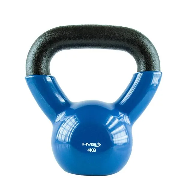 KNV04 BLUE KETTLEBELL ŻELIWNY POKRYTY WINYLEM HMS KETTLEBELL ŻELIWNY POKRYTY WINYLEM NIEBIESKI