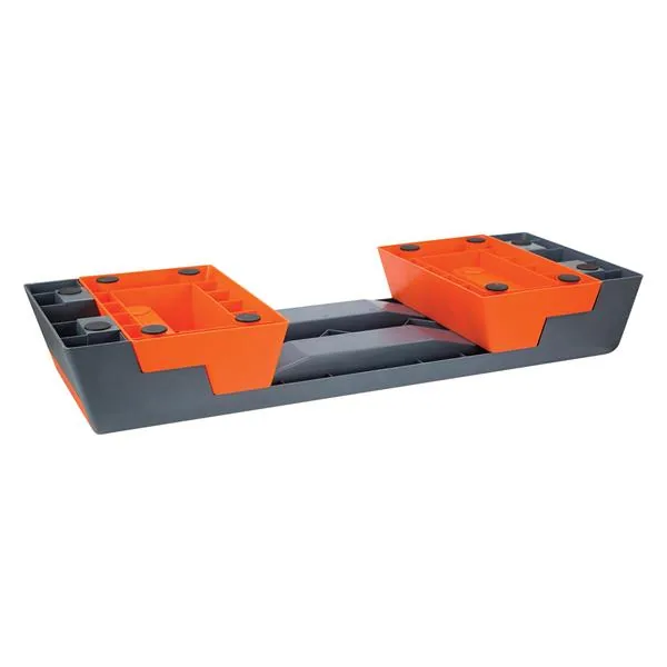 S007 BLACK ORANGE STEP DO AEROBIKU HMS PREMIUM 3 STEP DO AEROBIKU PREMIUM CZARNO-SZARO-POMARAŃCZOWY HMS