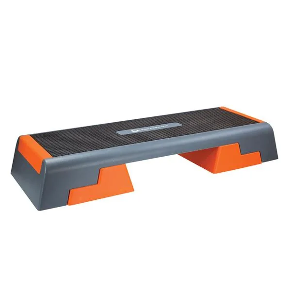 STEP DO AEROBIKU PREMIUM CZARNO-SZARO-POMARAŃCZOWY HMS